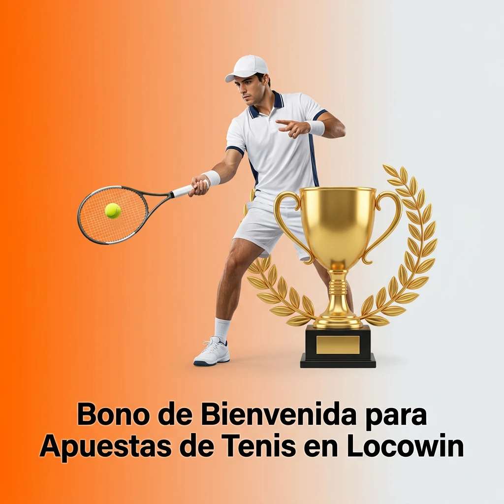 Locowin welcome bonus for tennis betting on sports section for new users making first deposit