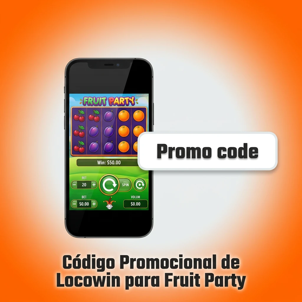 Código promocional exclusivo de Locowin para Fruit Party con bono de bienvenida al registrarse