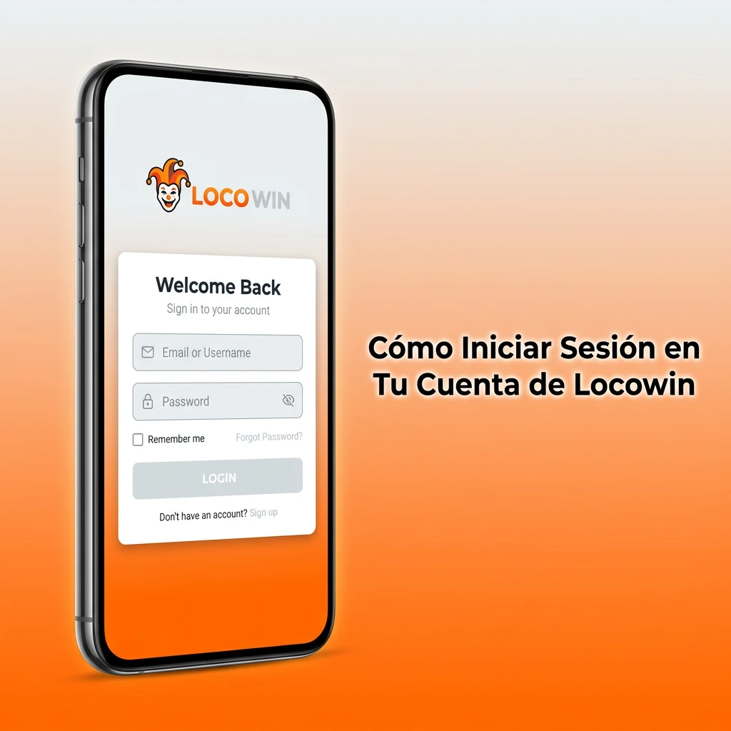 Locowin login form on website with username, password fields and security verification step on mobile and desktop