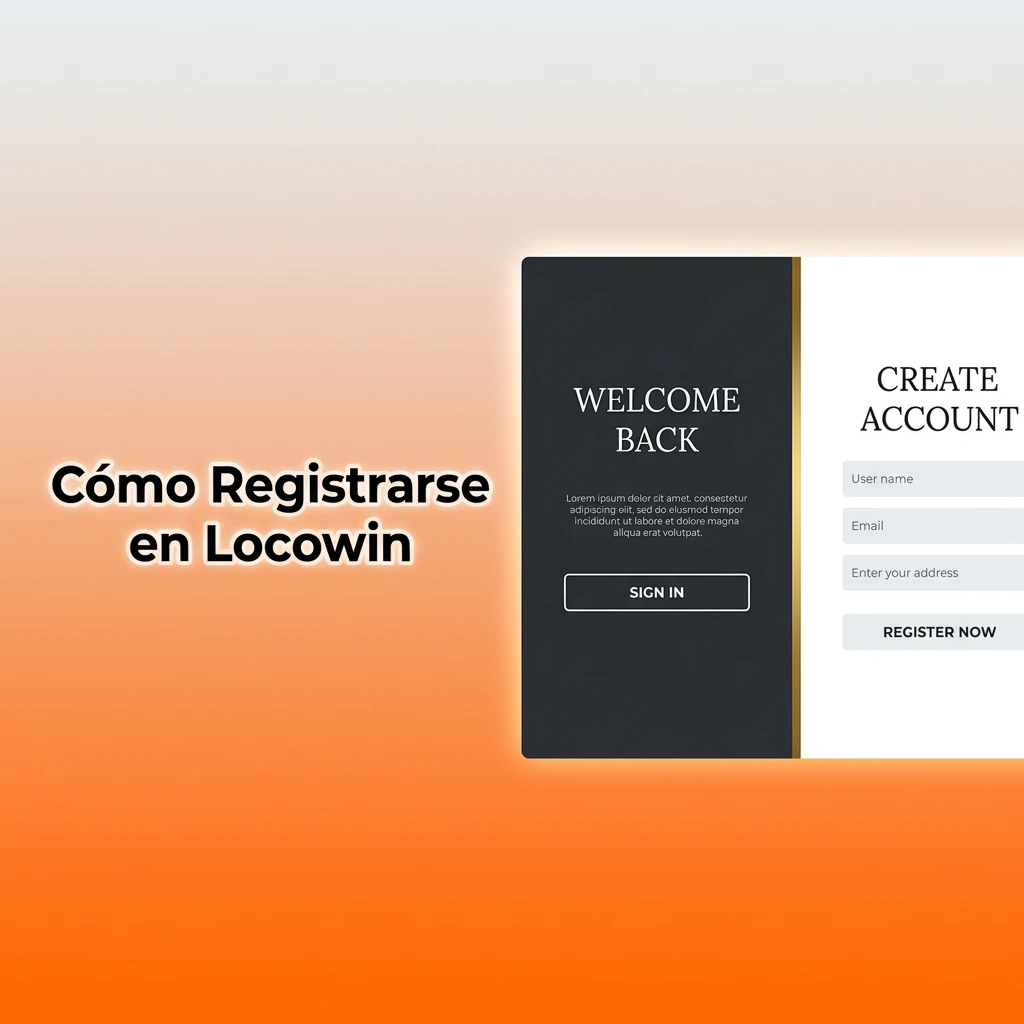 Guía de registro en Locowin: formulario con datos personales, divisa EUR, país España y verificación de correo.