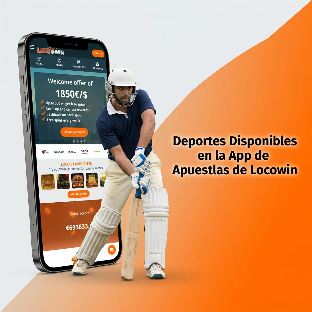 Sports betting app interface showing football, basketball, tennis, esports and more live and pre-match options on Locowin