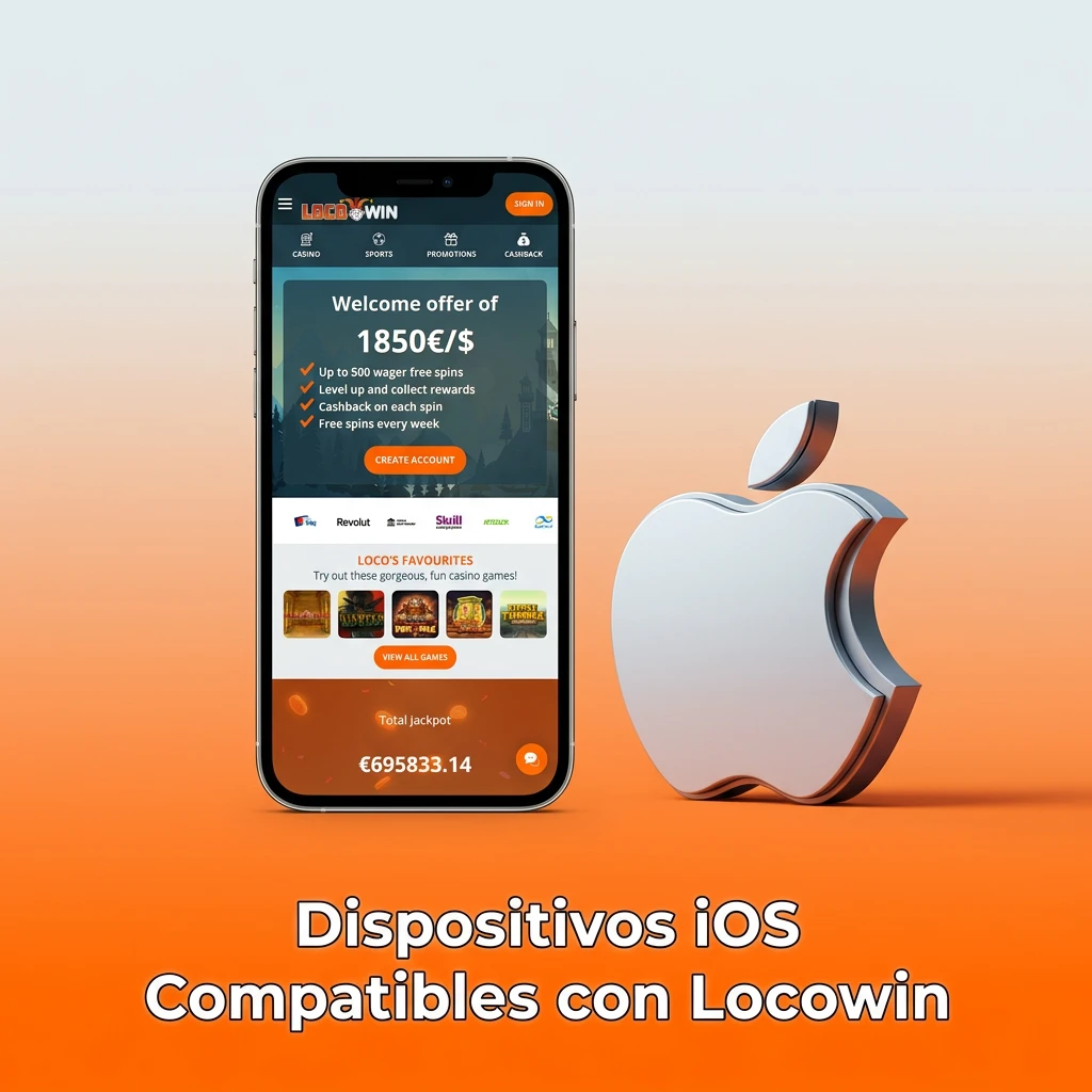 Compatible Apple iOS devices for Locowin web version, including iPhone 11-14 series, iPhone SE, iPhone XS, and iPad models.
