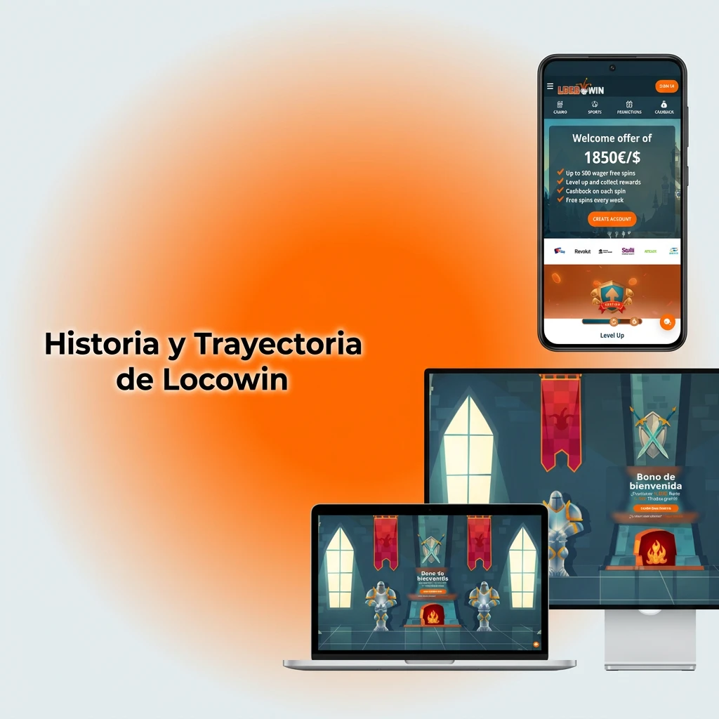 Locowin online casino platform logo with Malta headquarters and DGOJ Spain license badge