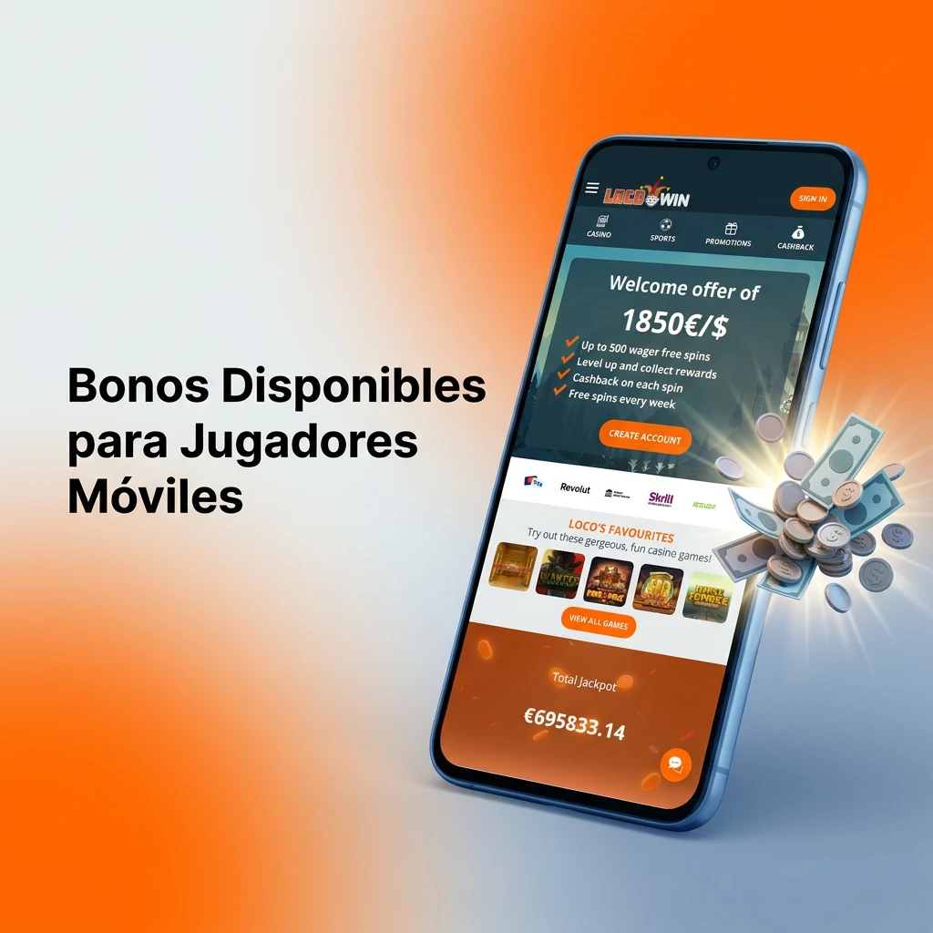 Mobile casino welcome bonus up to €1,850 plus 500 free spins and €100 sports free bet promotions