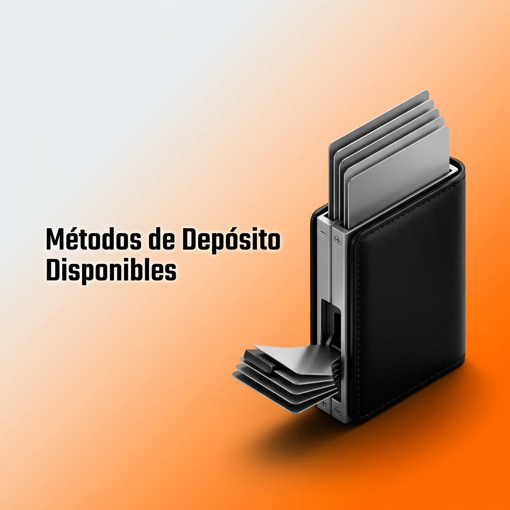 Métodos de depósito disponibles: tarjeta bancaria, monedero electrónico y más opciones para usuarios en España.
