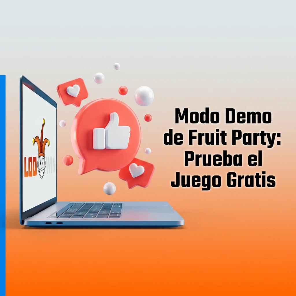 Pantalla del modo demo de Fruit Party con frutas coloridas y multiplicadores, sin dinero real en juego.