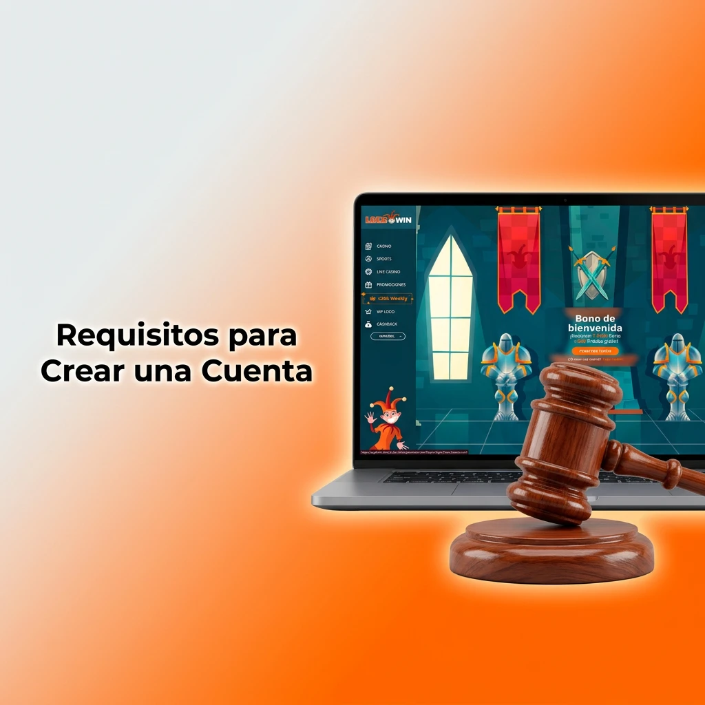 Requisitos para crear cuenta en Locowin España: edad mínima 18 años, residencia legal, DNI válido y sin exclusión del juego.