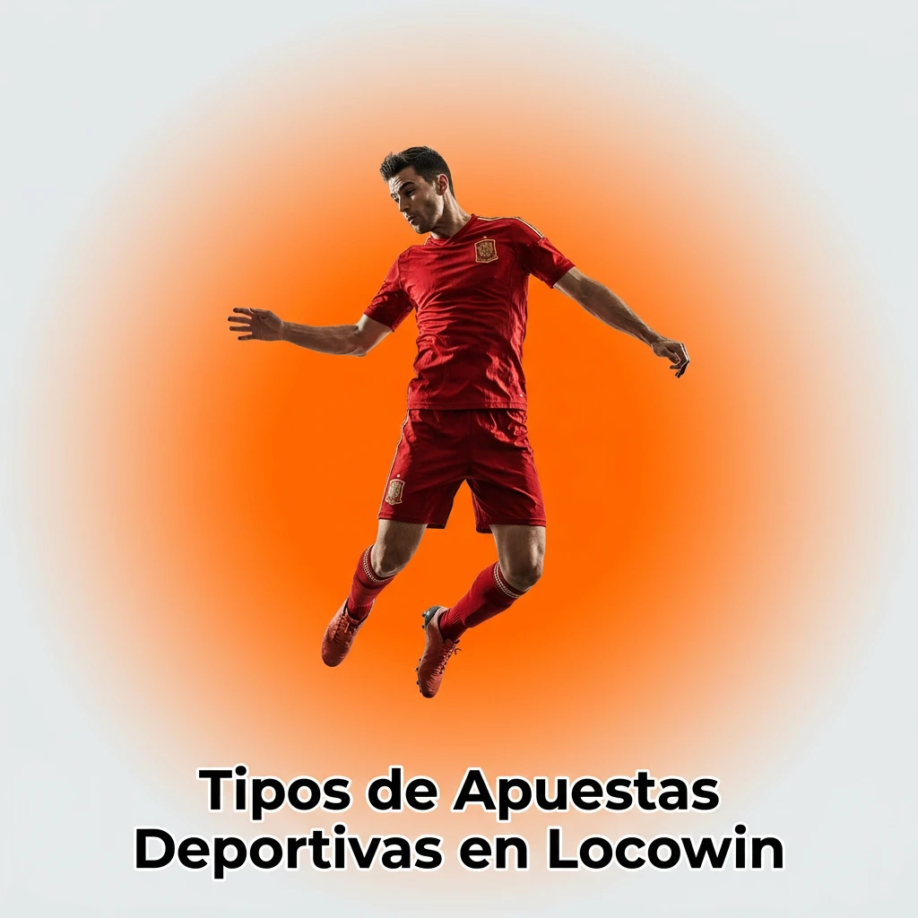 Sports betting types at Locowin covering football, basketball, tennis, F1, and handball with live and online markets in Spain